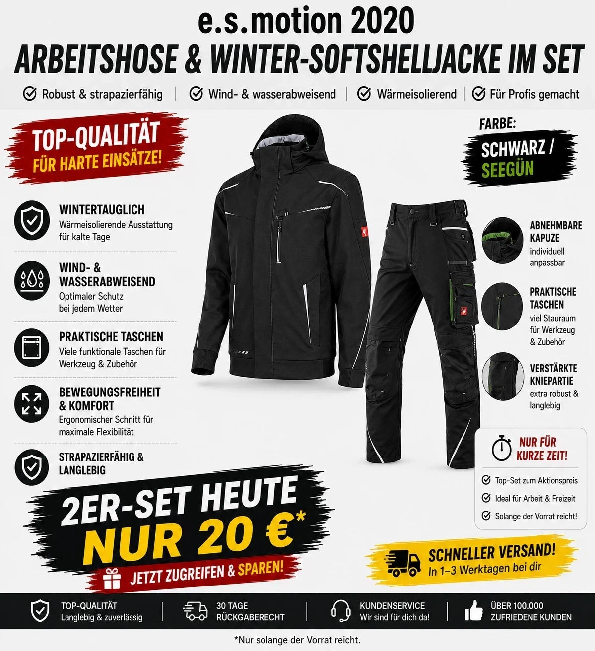 schwarz / seegrun